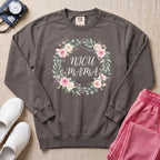 Floral Stethoscope NICU Mama Boho Sweatshirt - Pepper Lifestyle Hero Mockup | HugTee