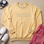Funny Minimalist NICU Nurse Coding Graphic Sweatshirt - Butter Comfort Colors Sweatshirt | HugTee