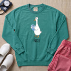 Cute Silly Goose NICU Nurse Sweatshirt - Seafoam Comfort Colors Sweatshirt | HugTee