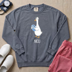 Cute Silly Goose NICU Nurse Sweatshirt - Blue Jean Comfort Colors Sweatshirt | HugTee