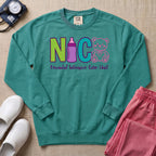 Cute Teddy Bear Neonatal Intensive Care Unit NICU Sweatshirt - Seafoam Comfort Colors Sweatshirt | HugTee