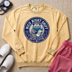 Funny NICU Night Shift Raccoon Sweatshirt - Butter Comfort Colors Sweatshirt | HugTee
