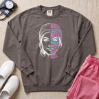 Nurse Hero Word Art Face Sweatshirt - Pepper Lifestyle Hero Mockup | HugTee