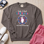 Only A Real L&D Nurse Knows This Is Not A Peace Sign Sweatshirt - Pepper Lifestyle Hero Mockup | HugTee