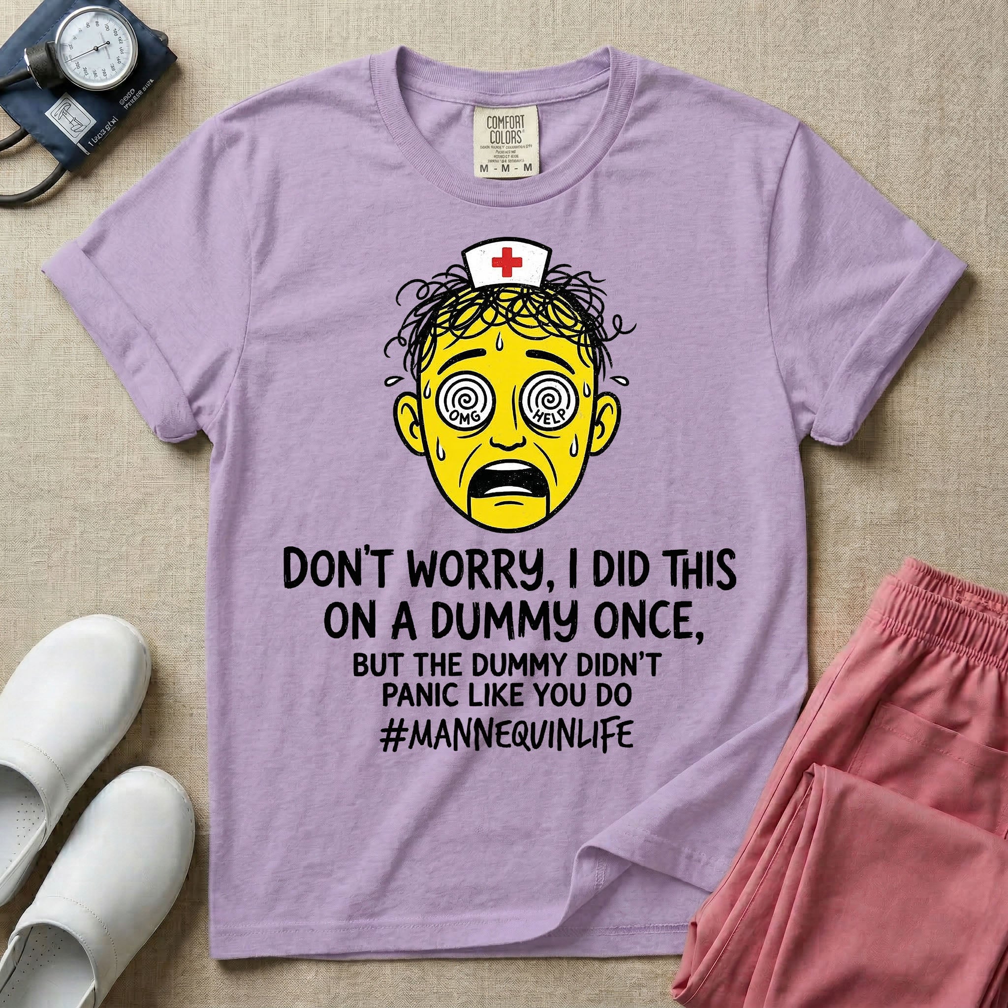 Funny Mannequin Practice Nurse T-Shirt-T-Shirt-HugTee
