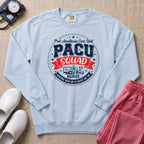 PACU Squad Post Anesthesia Care Unit Nurse Sweatshirt - Chambray Comfort Colors Sweatshirt | HugTee