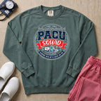 PACU Squad Post Anesthesia Care Unit Nurse Sweatshirt - Blue Spruce Comfort Colors Sweatshirt | HugTee