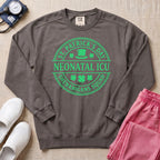 St. Patrick's Day Neonatal ICU Shenanigans Squad Sweatshirt - Pepper Lifestyle Hero Mockup | HugTee
