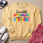 Swaddle Specialist L&D and NICU Nurse Sweatshirt - Butter Comfort Colors Sweatshirt | HugTee