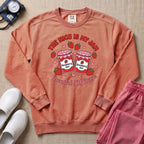 The NICU Is My Jam Retro Strawberry Nurse Sweatshirt - Terracotta Comfort Colors Sweatshirt | HugTee