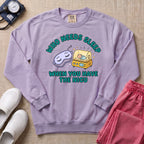 Who Needs Sleep When You Have The NICU Funny Nurse Sweatshirt - Orchid Comfort Colors Sweatshirt | HugTee